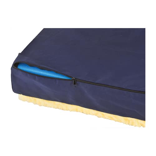 3 INCH CONVOLUTED SEAT/BACK FOAM CUSHION WITHFLEECE COVER FOR 18 INCH X