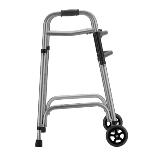 HEAVY DUTY FOLDING WALKER WITH 5 INCH WHEELS - Discount Medical ...