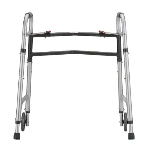 HEAVY DUTY FOLDING WALKER WITH 5 INCH WHEELS - Discount Medical ...