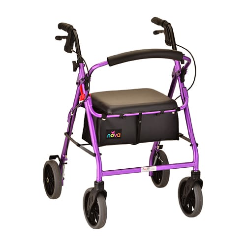 ZOOM 22 ROLLING WALKER PURPLE Discount Medical Mobility Equipment